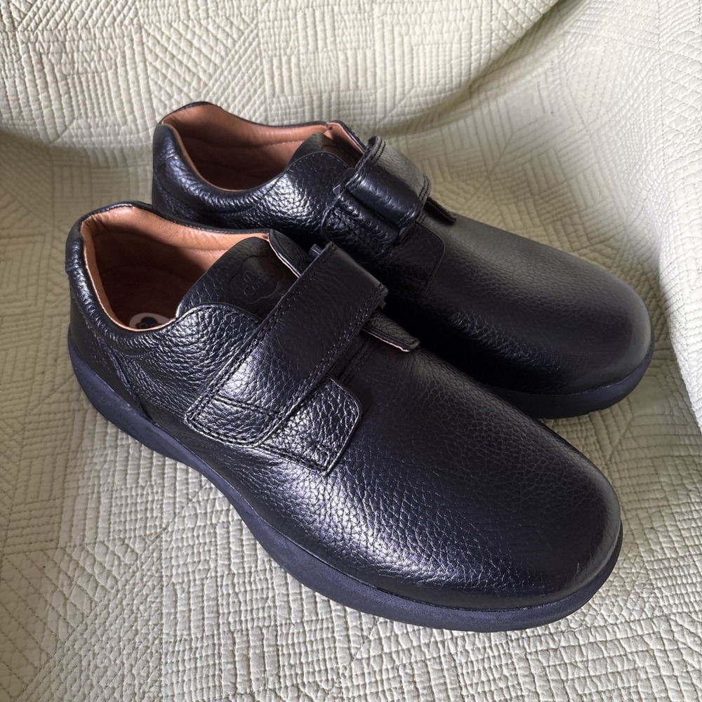Dr Comfort William 6310 Mens 10.5 XW Black Leather Diabetic Shoes New